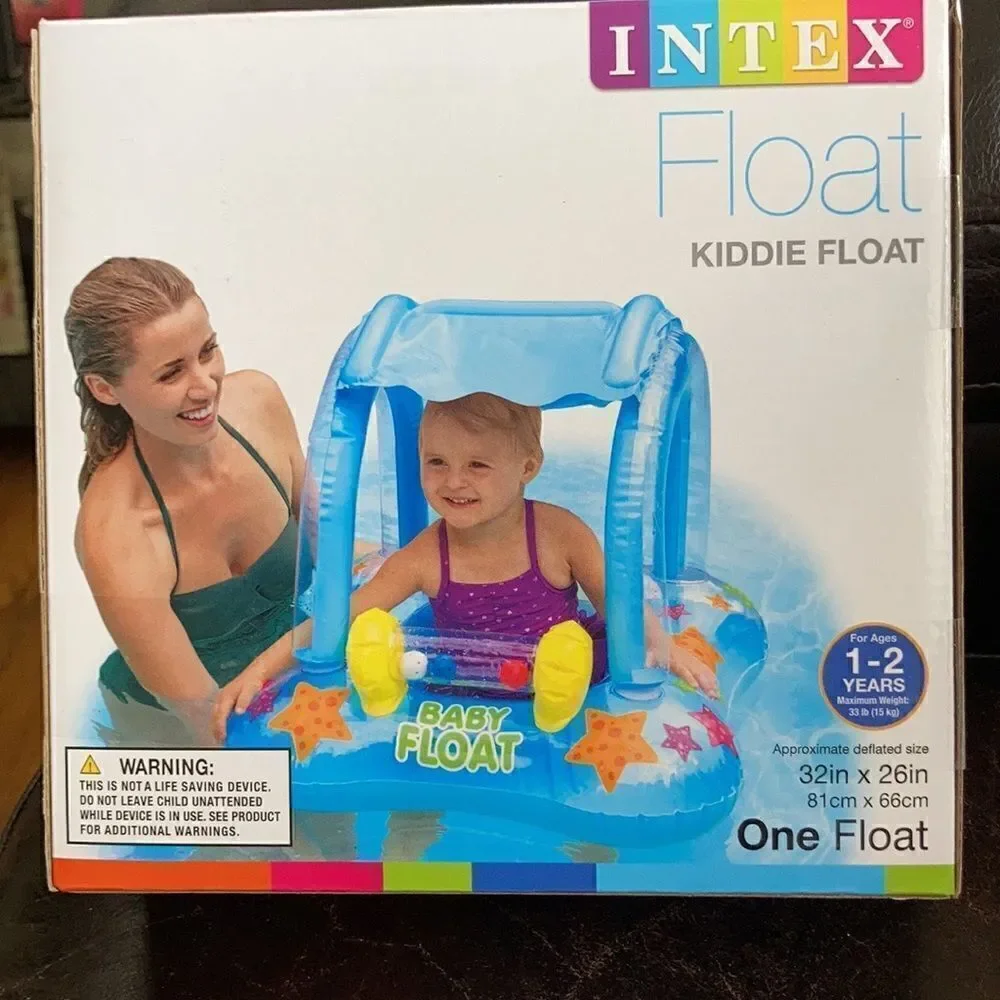1 LEFT! Kiddie float with sunshade